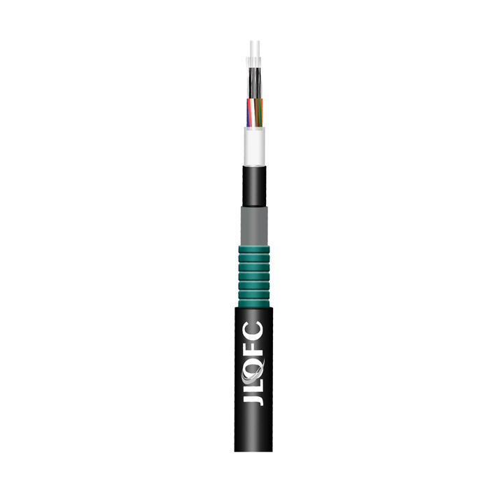 Loose Tube Layer Stranded Reinforced Core  Armored Flame-retardant Optical Cable（GYTZA53）