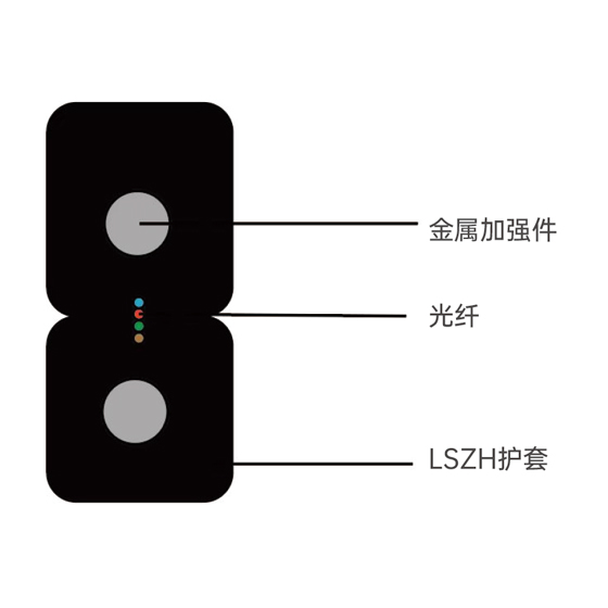 Butterfly-shaped Introduction Indoor Optical Cable  for Access Network